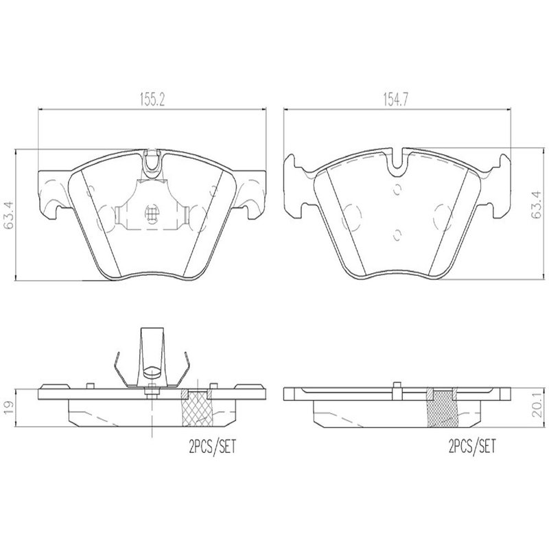 BREMBO P06060N