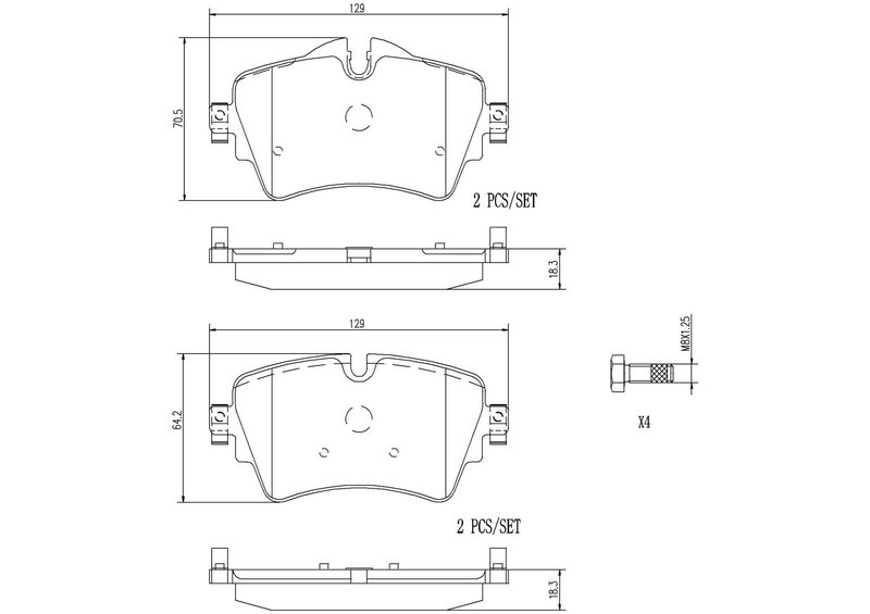 BREMBO P06092N