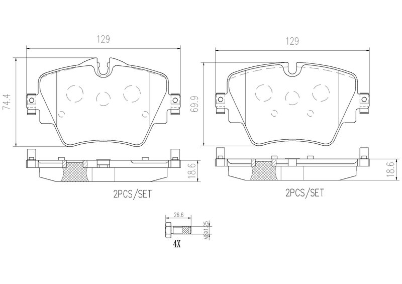 BREMBO P06043N