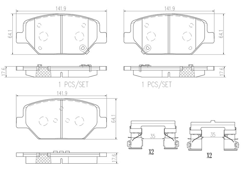 BREMBO P07007N