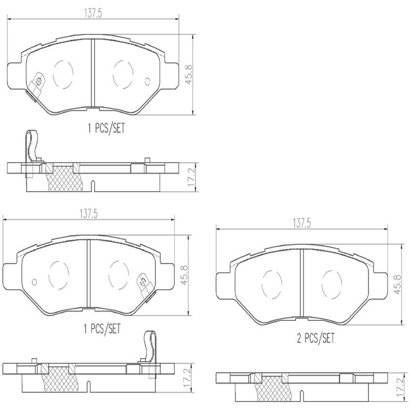 BREMBO P09014N