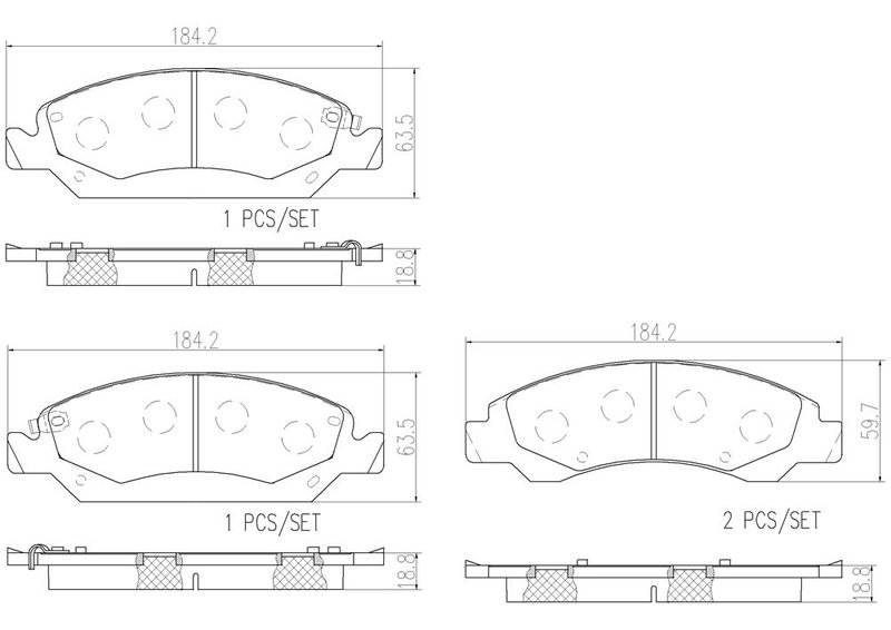 BREMBO P09015N