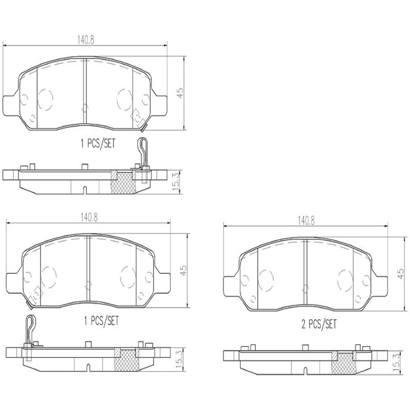 BREMBO P09007N