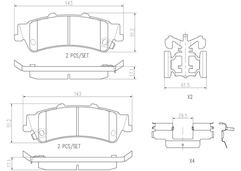 BREMBO P10028N