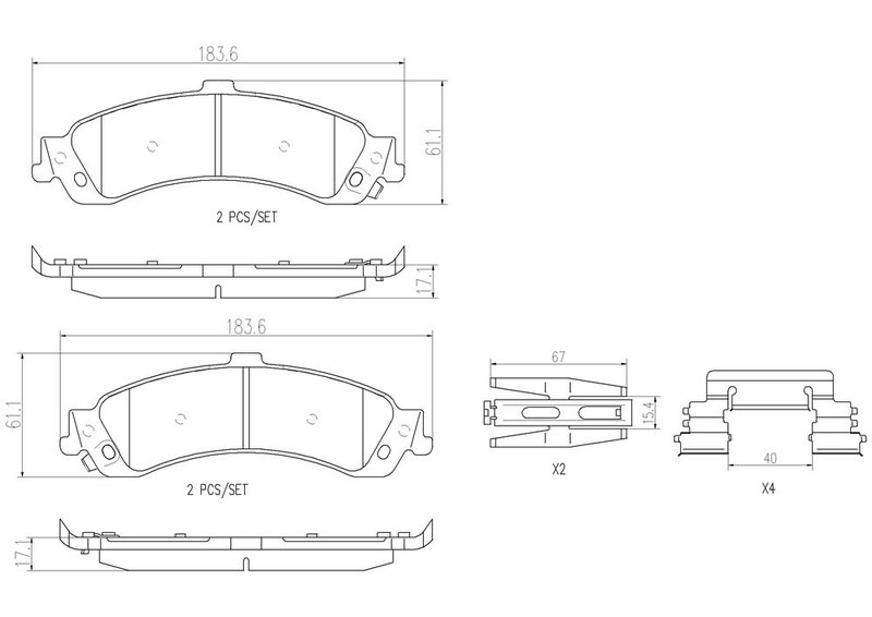 BREMBO P10040N