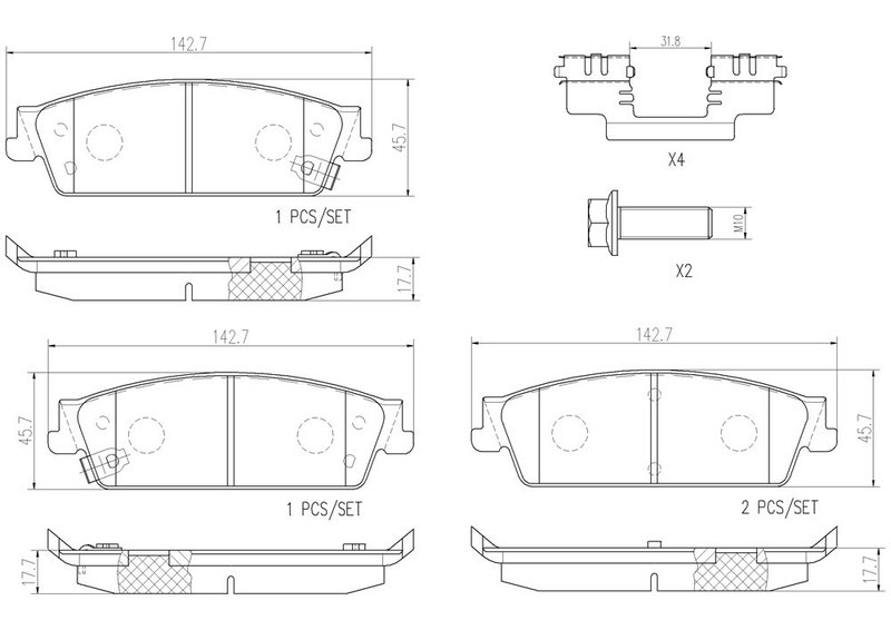 BREMBO P10045N
