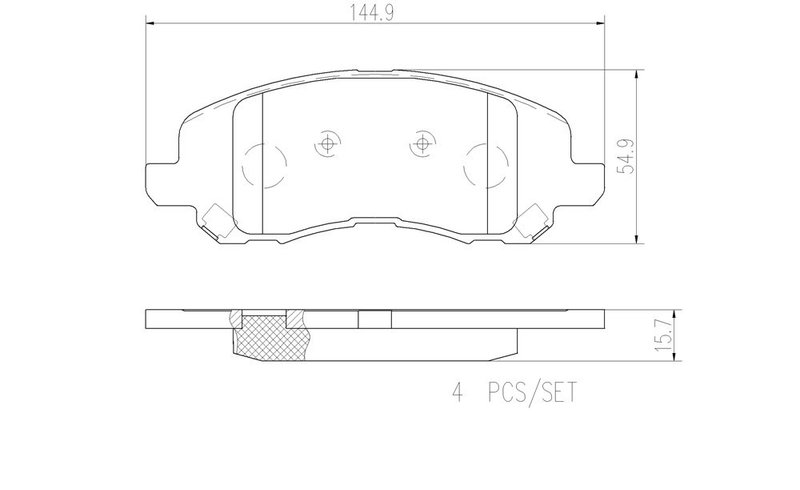 BREMBO P18001N