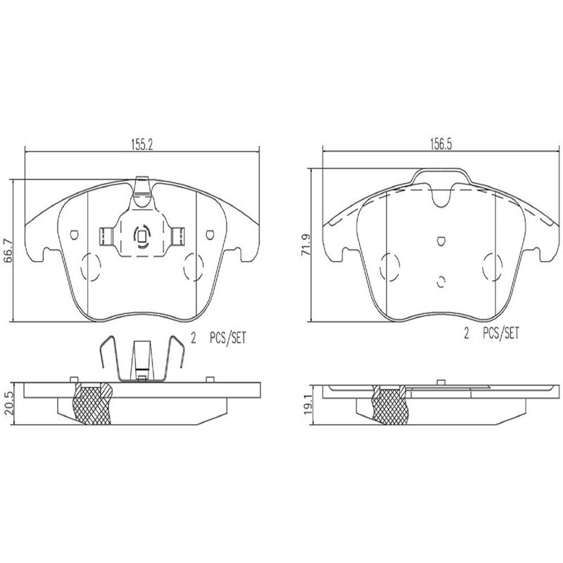 BREMBO P24076N