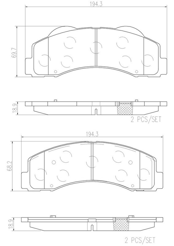 BREMBO P24166N