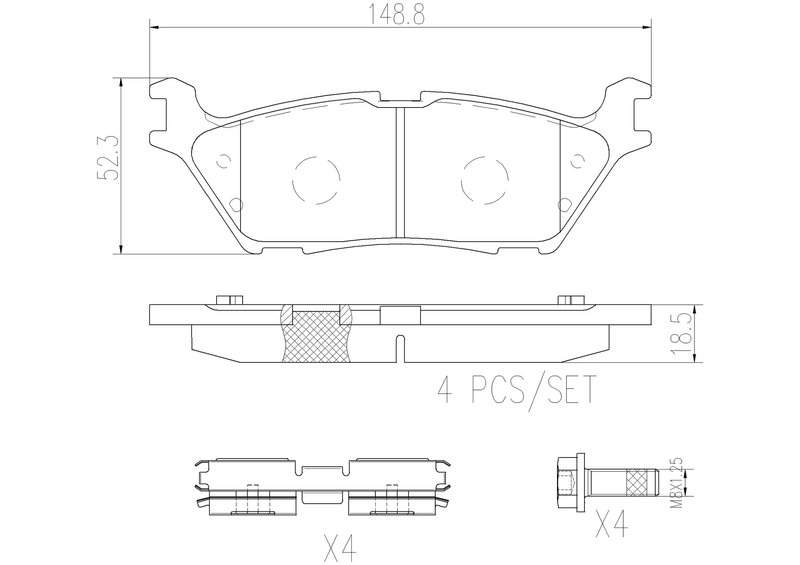 BREMBO P24205N