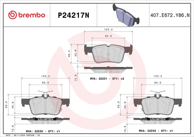 BREMBO P24216N
