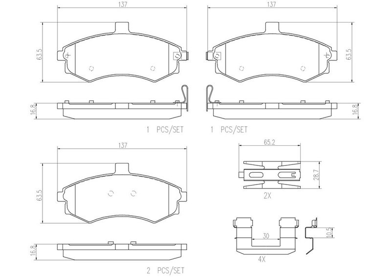 BREMBO P30020N