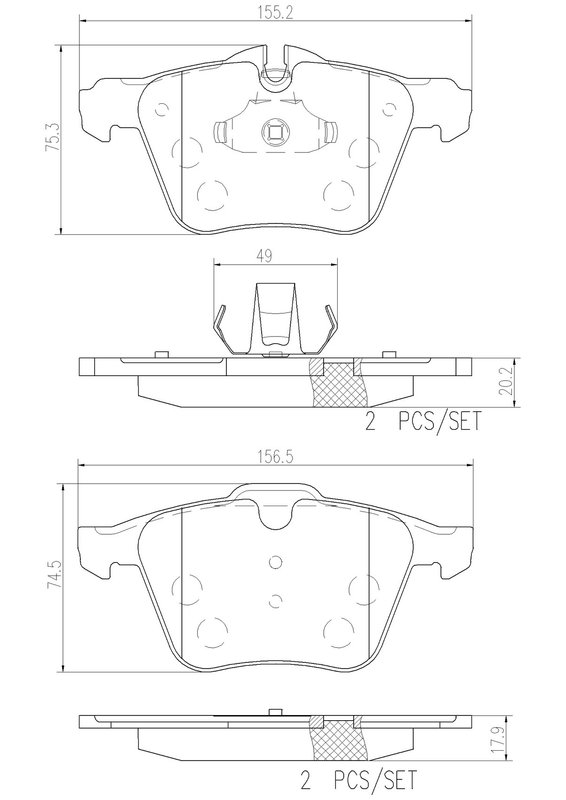 BREMBO P36027N