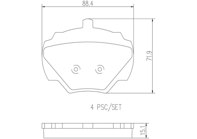 BREMBO P44001N