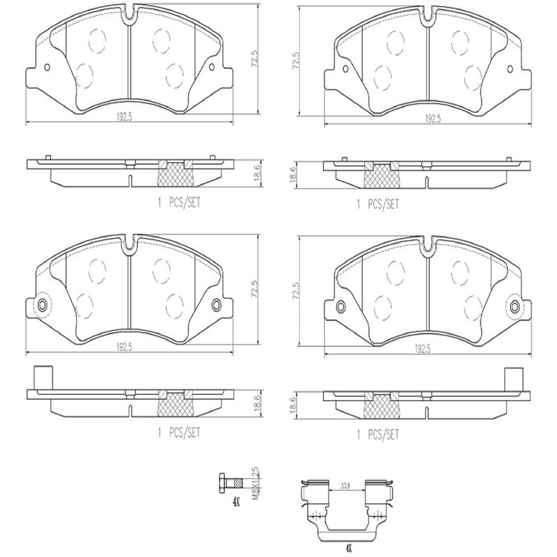 BREMBO P44022N