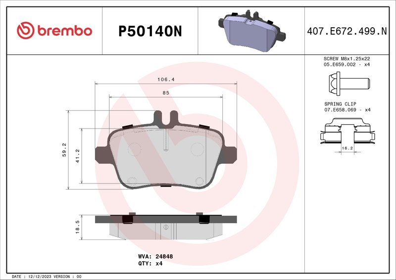 BREMBO P50110N