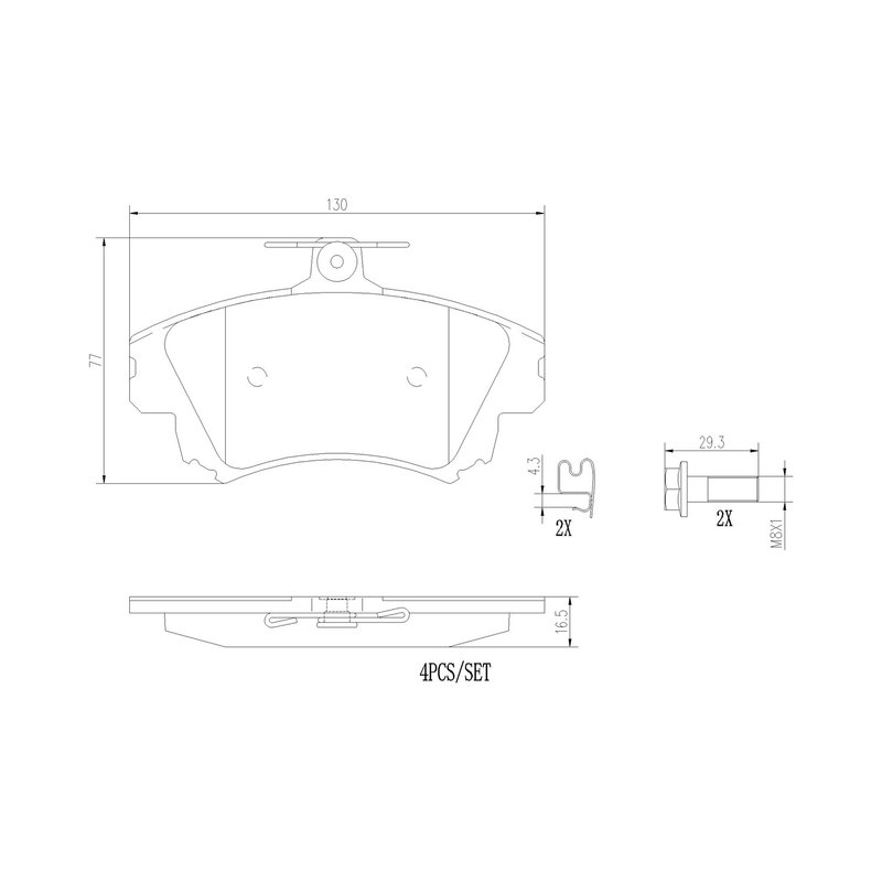 BREMBO P54030N