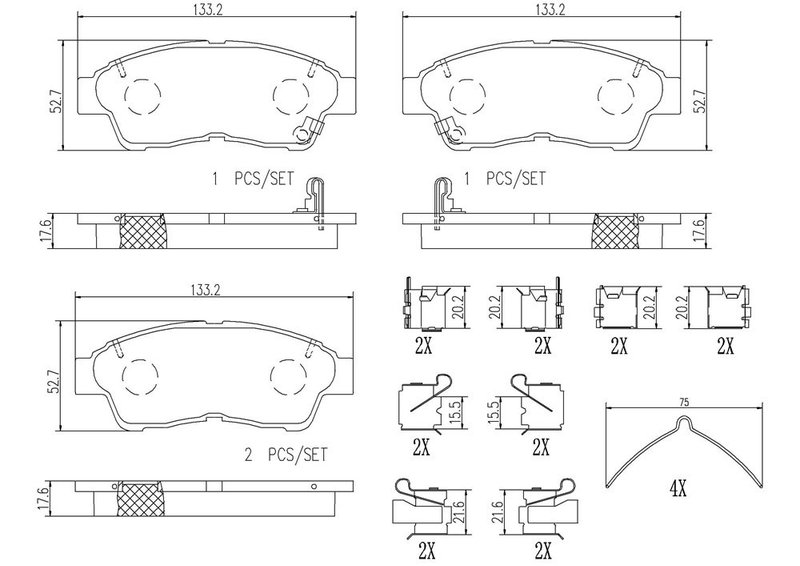 BREMBO P83034N