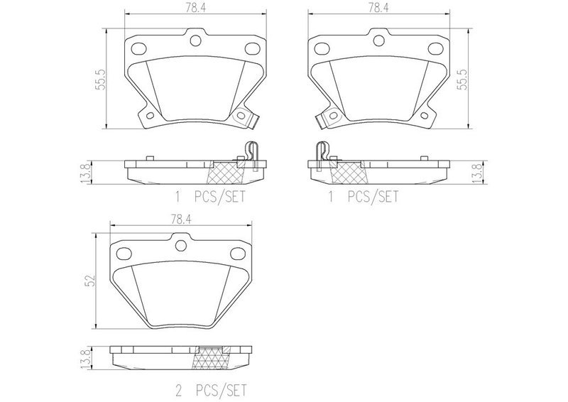 BREMBO P83052N