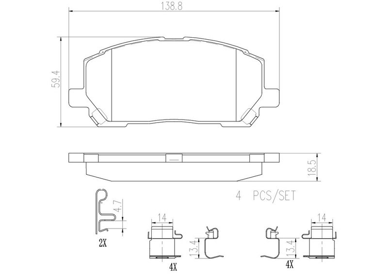 BREMBO P83078N