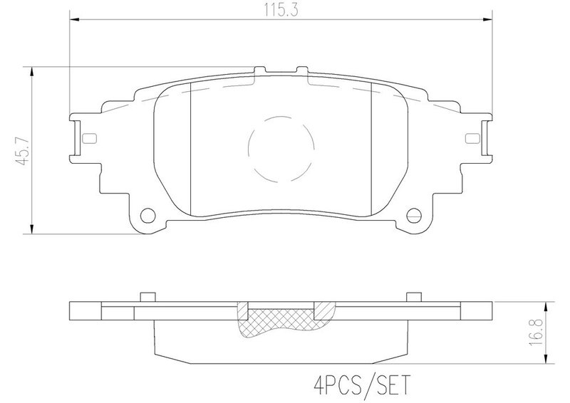 BREMBO P83132N