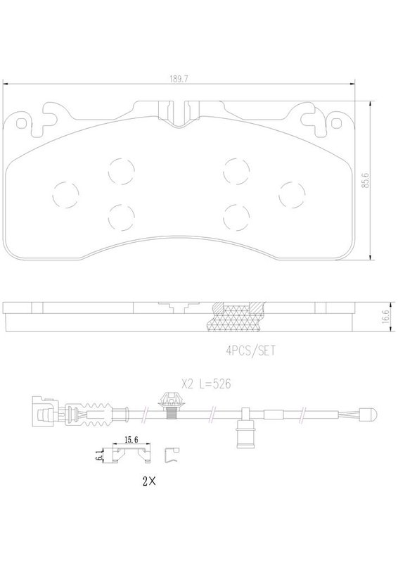 BREMBO P83153N