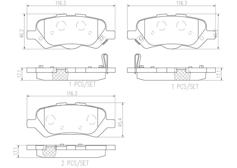 BREMBO P83158N