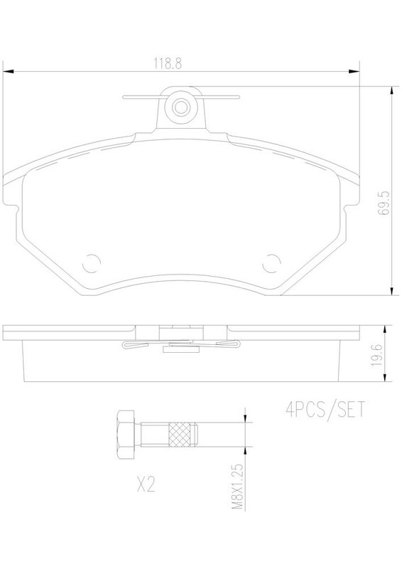 BREMBO P85011N