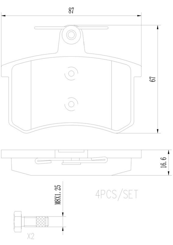 BREMBO P85013N