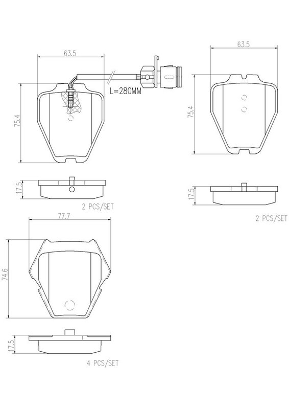 BREMBO P85054N