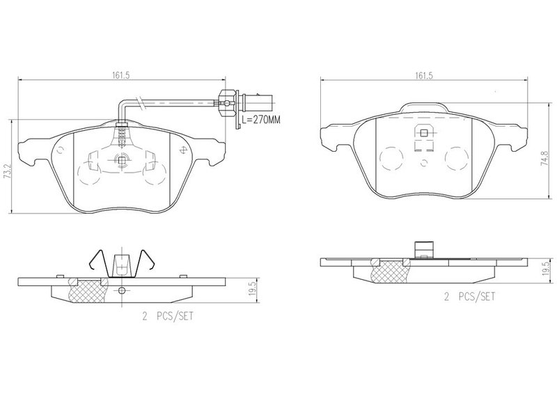 BREMBO P85061N