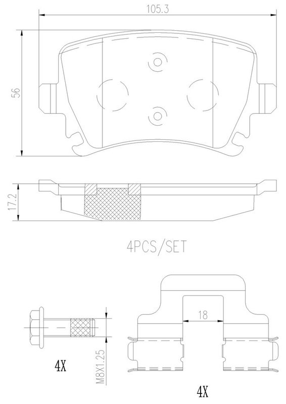 BREMBO P85073N