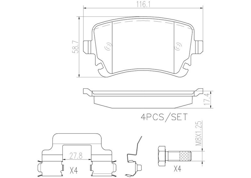BREMBO P85076N