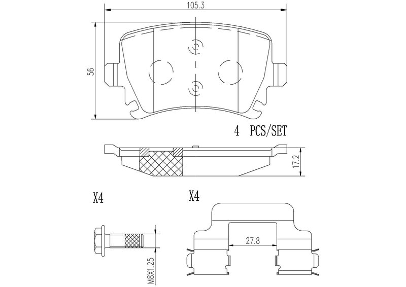 BREMBO P85095N
