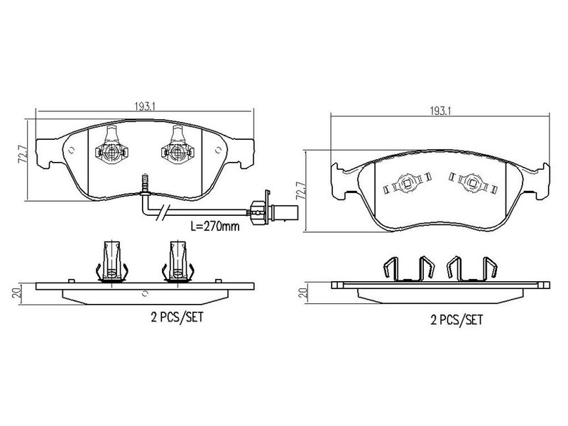 BREMBO P85102N