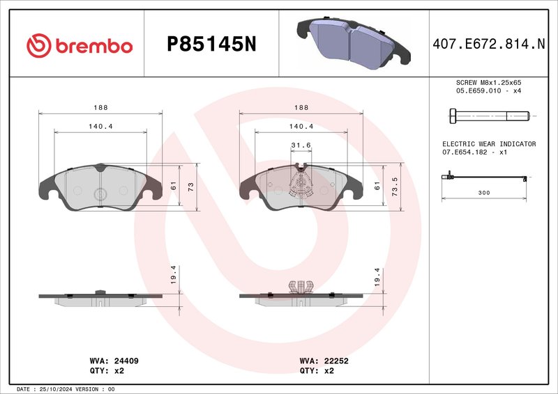 BREMBO P85145N