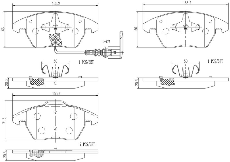 BREMBO P85146N