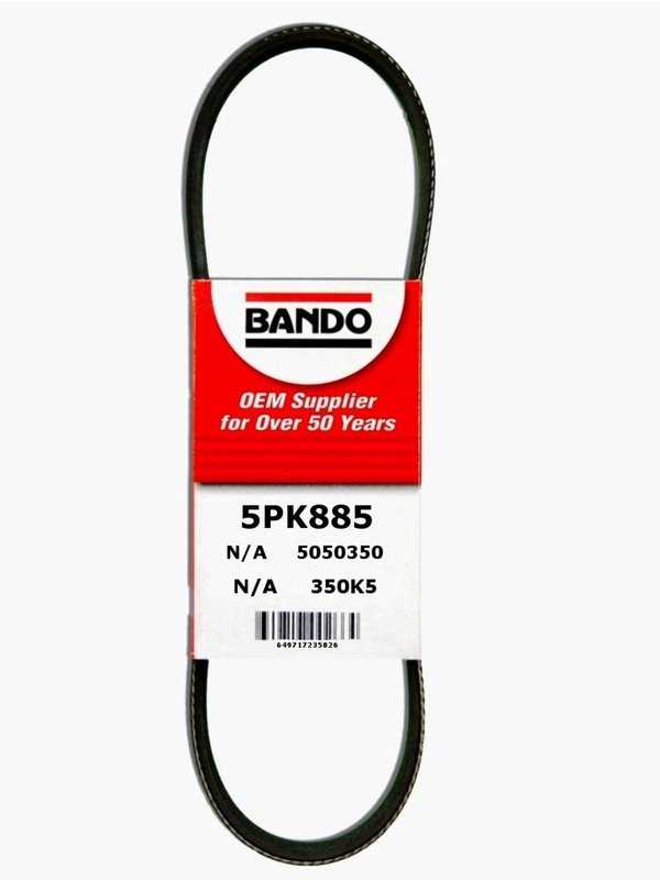 Bando 5PK885 Accessory Drive Belt - Alternator and Power Steering