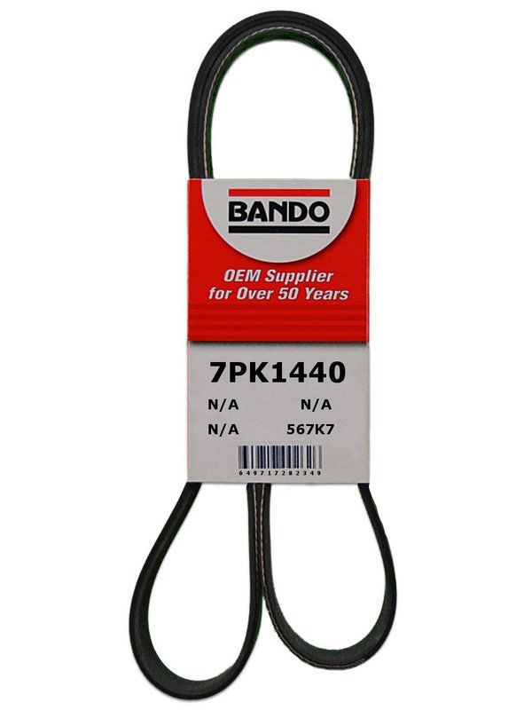 Bando 7PK1440 Accessory Drive Belt - Accessory Drive, Water Pump or  Alternator and Power Steering
