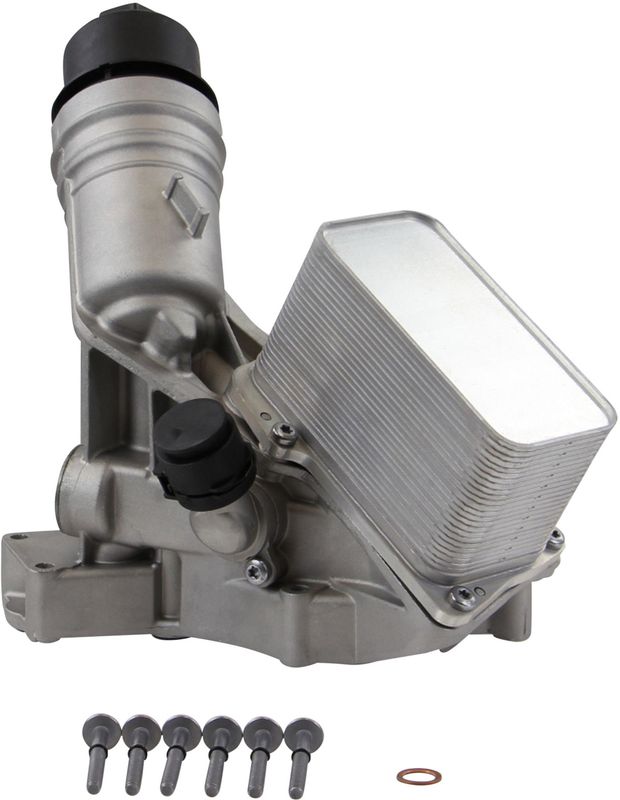 Rein HEU0116 Engine Oil Filter Housing and Cooler Assembly
