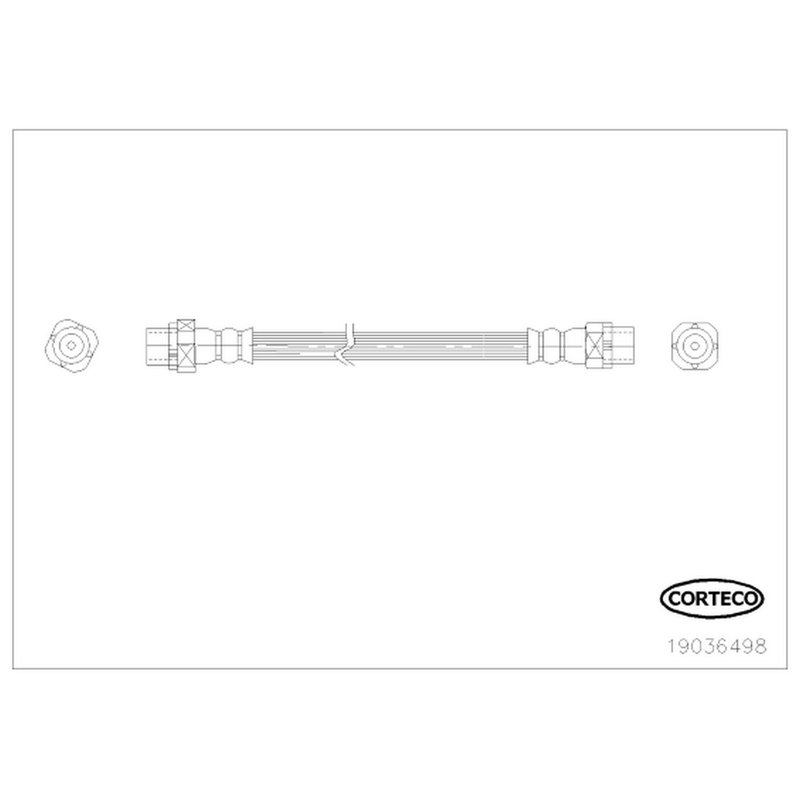 Corteco 19036498 Brake Hydraulic Hose
