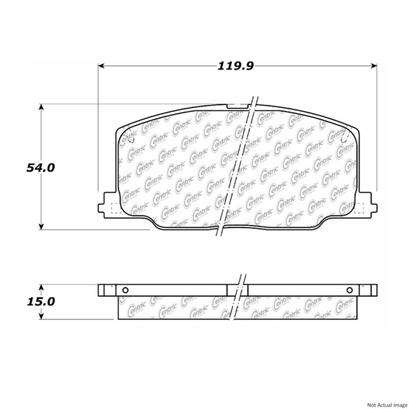 Centric 103.03560 Disc Brake Pad Set - Front