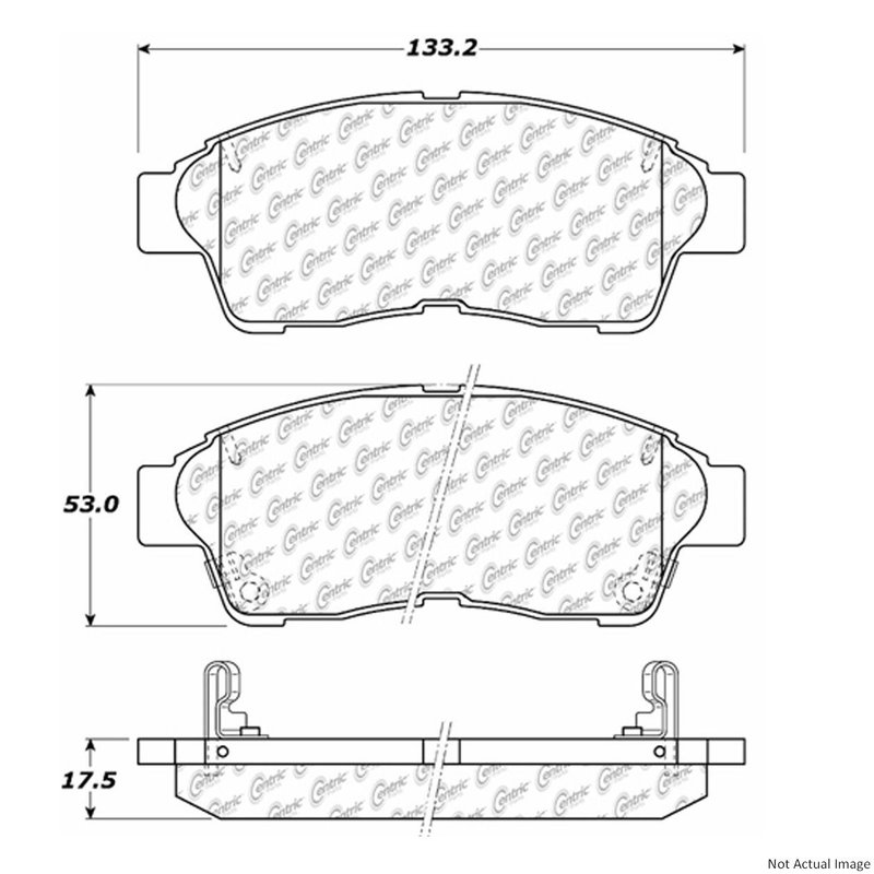 Centric 103.05620 Disc Brake Pad Set - Front