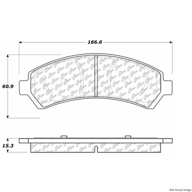 Centric 103.07260 Disc Brake Pad Set - Front