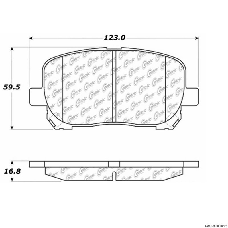 Centric 103.09230 Disc Brake Pad Set - Front