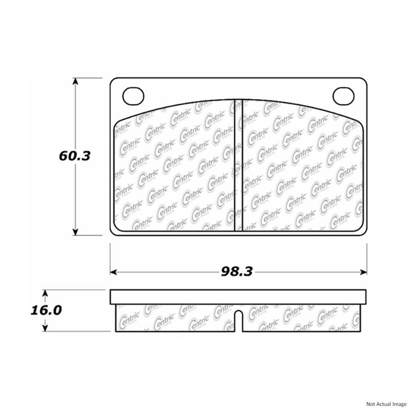 Centric 104.00430 Disc Brake Pad Set - Front