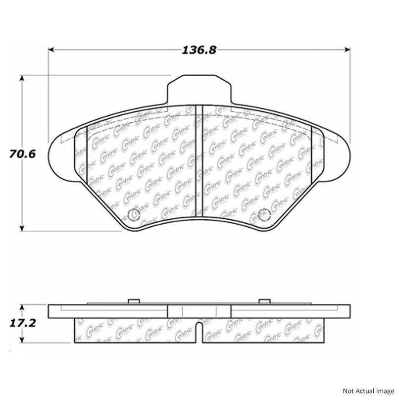 Centric 104.06000 Disc Brake Pad Set - Front