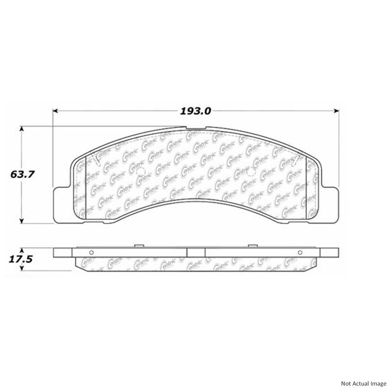 Centric 104.07560 Disc Brake Pad Set - Front