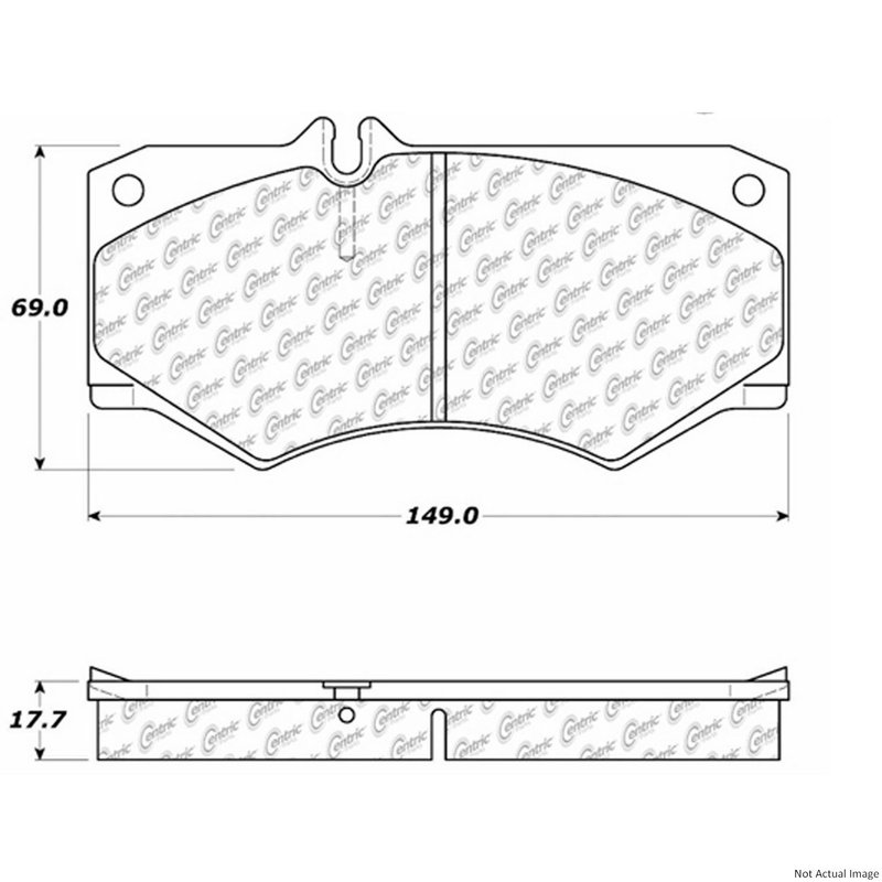 Centric 104.09270 Disc Brake Pad Set - Front