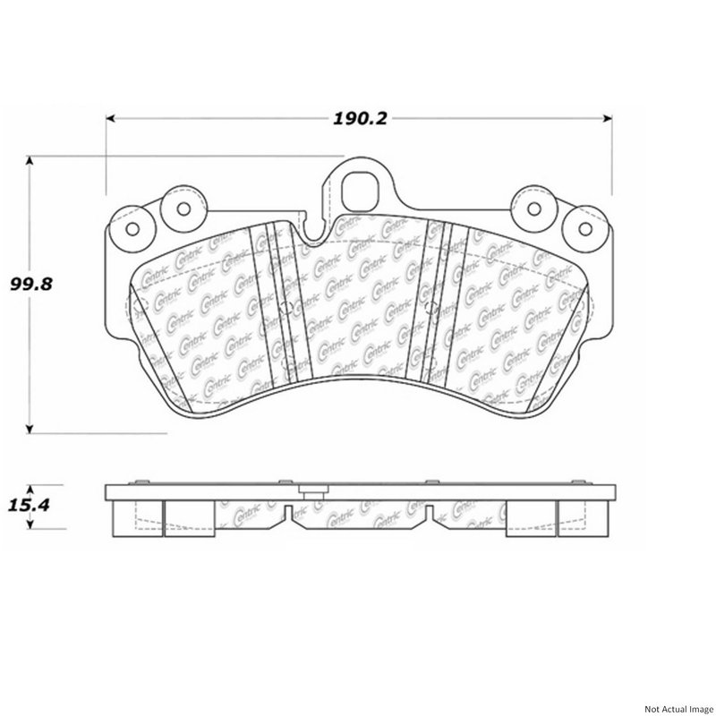 Centric 104.10070 Disc Brake Pad Set - Front